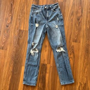 Ultra high rise mom jean